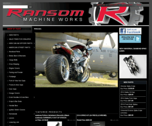 ransommachineworks.com: Ransom Machine Works- Quality Chrome Parts for your Motorcycle!
Ransom Machine Works has the latest CNC Machined aftermarket parts for your motorcycle. Ransom is the best stop to find quality parts at an affordable price. We carry levers, kickstands,grab bars, grab handles and more! 