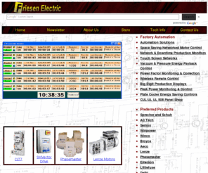 westside-lighting.com: Find Your Electrical Supplies and Automation Solutions at Friesen Electric in Abbotsford
Friesen Electric supplies and distributes variable frequency drives VFDs, AC 
motors, 3 phase motors, pool and jet pump motors. Power components by ACTech, Winco, Sprecher and Schuh, and Lenze. 
Low pricing on new and used surplus 3 phase electric motors, crusher duty motors and more.