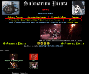 submarinopirata.com: Submarino Pirata Hard Rock
Submarino Pirata - Hard Rock