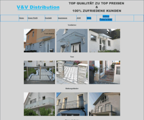 edelstahlvordach.net: www.VandV.de Edelstahlerzeugnisse und Markisen: Vordächer, Geländer, Zäune, Tore, Markisen, Müllboxen usw.
Anfertigung von beliebigen Edelstahl-Erzeugnisse nach Maß bzw. Kunden-Wünschen