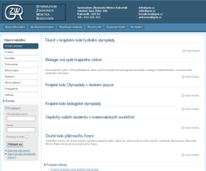 gzw.cz: Gymnázium Zikmunda Wintra
Gymnazium Zikmunda Wintra Rakovník