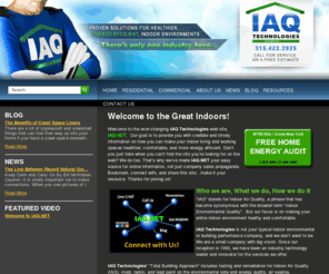 iaqtechnologies.org: IAQ Technologies: The Indoor Air Quality Professionals
IAQ Technologies focuses on creating healthy indoor environments, with services like testing and remediation for mold, radon and lead paint, HVAC asse