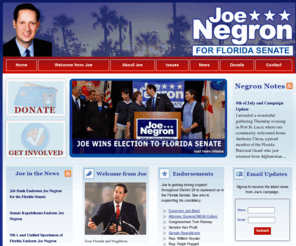 joenegron.com: Elect Joe Negron, Florida Senate District 28
Joe Negron, Republican candidate for Florida Senate, District 28.