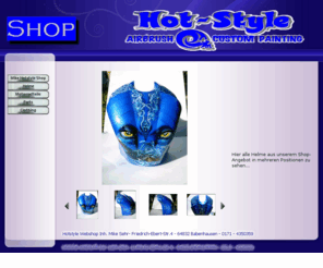 mike-hotstyle.net: Hotstyle Webshop
Webshop entwurf no 1 für die Seite Airbrush Mike-hostyle.de