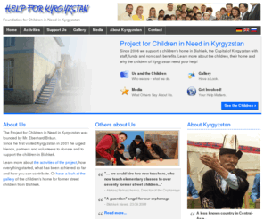 helpforkyrgyzstan.org: About
Foundation for Children in Need in Kyrgyzstan