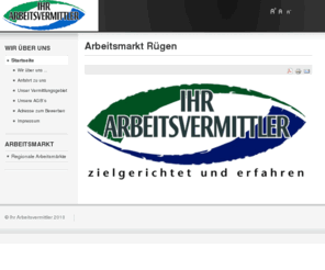 arbeitsvermittlung-ruegen.com: Arbeitsmarkt Rügen
Arbeitsmarkt-Rügen, Stellenmarkt und Jobbörse