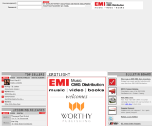 emicmgdistribution.com: EMI CMG Distribution
Official site of EMI CMG Distribution, founded in 1994.