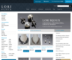 lori.com.au: Pearl jewelry|Semi Precious Jewellery|Hair accessories|Cuff links|Wedding Jewellery - Lori Bijoux
Lori Bijoux is the place for pearl jewelry, gemstone jewelry, crystal jewelry, silver jewelry,italian jewelry bridal jewelry