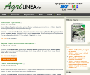 agrilinea.tv: La prima Web TV dedicata all'Agroalimentare - AgriLinea.TV
Agrilinea.TV - Portale di streaming on-line delle trasmissioni e eventi di AgriLinea - Una produzione Linea Studio di Sauro Angelini - ALL RIGHTS RESERVED