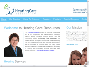 audiologists-saratoga.com: Hearing Care Resources, LLC   Trusted by Patients, Referred by Physicians
Audiology, Hearing Care, and Hearing Aids for the Saratoga Springs, NY area Saratoga NY, Wilton NY. Audiologist - Board Certified in Audiology.