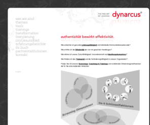 dynarcus.com: dynarcus - the fine art of leading | Entwicklung und Durchführung von Leadership-Programmen
dynarcus - the fine art of leading | Entwicklung und Durchführung von Leadership-Programmen