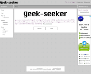 geek-seeker.com: Geek Seeker
Find Geek Love. Geek Seeker is a dating site for geeks by a geek