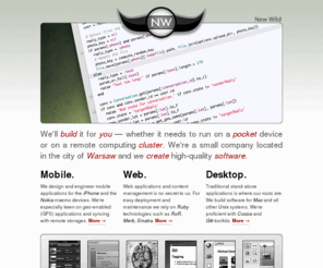 new-wild.com: New Wild
We'll build it for you.