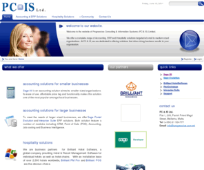 progressive.com.mt: PC & IS Ltd >  Malta >  Sage Accounts, Hotel Software & POS Solutions
Welcome to the website of Progressive Consulting & Information Systems (PC & IS) Limited.
 
We offer a complete range of Accounting, ERP and Hospitality solutions targeted at small to medium sized organisations including Sage Accounts, Brilliant hotelsoftware and point of sale systems for bars and restaurants.

At PC & IS, we are dedicated to offering solutions that drive strong business results to your organisation.