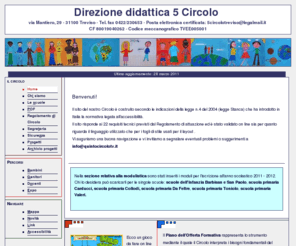 quintocircolotv.it: Direzione didattica 5 Circolo: home page
Il sito del Quinto circolo di Treviso