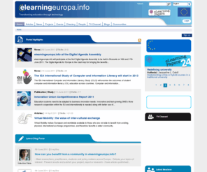 elearningeuropa.info: elearningeuropa.info
The elearningeuropa.info portal is an initiative of the European Commission’s Directorate-General for Education and Culture, aiming to promote the use of ICT for lifelong learning.