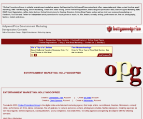 theatersweeps.com: Theater Sweeps | Entertainment Marketing HollywoodPrize | Sweepstakes Video Contests | RSVP Event Registration | Viral Buzz Digital | Mobile Email | Casting Directors
Theater Sweeps is powered by HollywoodPrize Entertainment Marketing Sweepstakes Contests, Call for Entries Festival Event Registration, Viral Buzz, Actor Actress Submissions for Casting Directors and Online Street Teams.