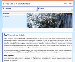 scrapindiacorp.net: Ferrous Metal Scrap,Metal Scrap Manufacturers,Aluminium Metal Scraps Suppliers
Ferrous Metal Scrap manufacturers - Scrap India Corporation exporters, suppliers of Metal Scrap india, indian Ferrous Metal Scrap,Aluminium Metal Scraps manufacturer, wholesale Metal Scrap suppliers, Ferrous Metal Scrap, Metal Scrap, Aluminium Metal Scraps