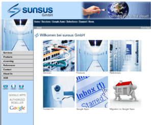 sunsus.net: sunsus GmbH - Home
SUNSUS by dürsteler networks - Ihr Partner für Internet, Netzwerk und weitere Informatikdienstleistungen.