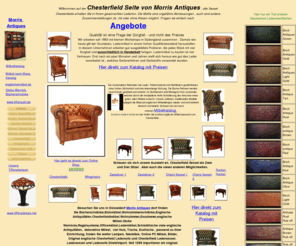 chesterfieldmoebel.de: Chesterfieldmöbel Sessel und Sofas aus England in ausgezeichnetter Quallität
	 Original englische Chesterfield Ledersofa und Chesterfield Ledersessel und Ledersofa Direktimport. Original englische Chesterfieldmöbell traditionell in Handarbeit gefertigt    Morris Düsseldorf 