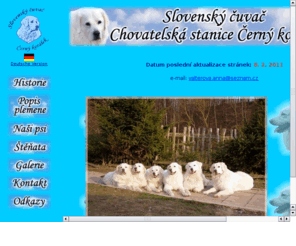 cuvaci.net: Slovenský čuvač - chovatelská stanice Černý korálek
