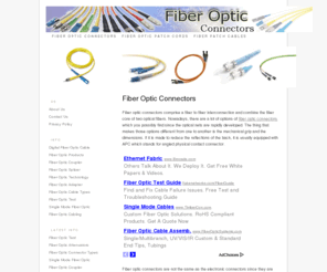 fiberopticconnectors.org: Fiber Optic Connectors — Get The Best Resource About Fiber Optic Connectors and Accessories
Find out more information about fiber optic connectors, fiber patch cables, fiber optic patch cords, fiber optic technology, industrial connectors and other related products here.