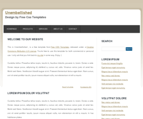 jdnvendingpr.com: Unembellished  by Free Css Templates
