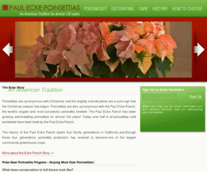 pauleckepoinsettias.com: Paul Ecke Poinsettias
