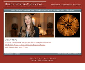 bpjlaw.com: Burch, Porter & Johnson, PLLC :: Experience. Commitment. Tradition.
Burch, Porter, & Johnson PLLC