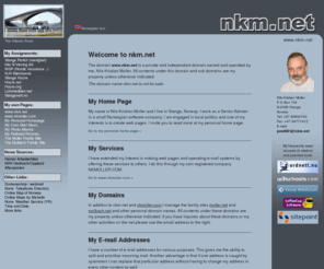 nkmnet.com: www.nkm.net (en) 7.2.0
Private Webpage by NK Moller