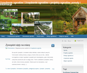 urzadzanie-ogrodow.com: Urządzanie ogrodów
Urządzanie ogrodów - Blog tematyczny prezentujący urządzanie i projektowanie ogrodów, a także profesjonalne zakładanie ogrodów i usługi takie jak budowa oczek wodnych czy nawadnianie ogrodów. Zapraszamy do lektury i nawiązywania współpracy.