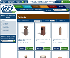 byobollards.com: Bollards | Bollard Light | Security Bollard | BYO Bollards
BYO Bollards offers a variety of bollards and with great selection, great prices and always the easiest on-line ordering....and are fully backed by our world-class Customer support team.