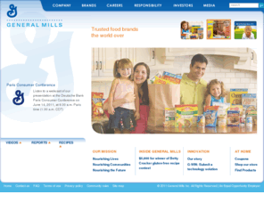 gardetto.biz: General Mills: One of the world's largest food companies
General Mills corporate website home page, housing videos, feature stories about General Mills and main site navigation. General Mills is headquartered in the United States and is the world's sixth-largest food company.  