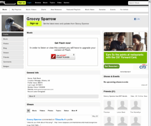 groovysparrow.com: Groovy Sparrow | Free Music, Tour Dates, Photos, Videos
Groovy Sparrow's official profile including the latest music, albums, songs, music videos and more updates.