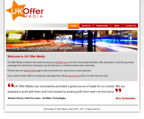 ukoffermedia.co.uk: UK Offer Media
UK Offer Media - corporate website for UKOffer.com