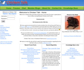 chickentalk.org: Chicken Talk - Home
