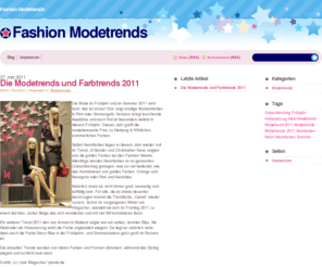 fashion-modetrends.com: Fashion, Mode und Modetrends
Fashion, Modetrends und alle Neuheiten aus der Modewelt. Style und Mehr auf fashion-modetrends.com!
