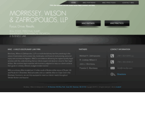 mwzllp.com: MWZ LLP - a Braintree, Massachusetts, Law Firm of Expert Attorneys focused on Real Estate Law, Commerical Litigation & Insolvency, Business Practice Law, & Personal Injury
MWZ LLP - a Braintree, Massachusetts, Law Firm of Expert Attorneys focused on Real Estate Law, Commerical Litigation & Insolvency, Business Practice Law, & Personal Injury