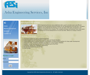 asha-engineering.com: Asha Engineering Services
Asha Engineering have many years of experiences for the development of oil and Gas field, offshore as well as onshore. 