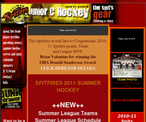 aylmerspitfires.com: Spitfires Junior C Hockey Club, Aylmer, Ontario Canada
Aylmer Spitfires Junior C  Hockey Club-Niagara and District Junior C Hockey 