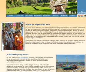 balionline.nl: Bali reizen| Bouw je eigen Bali vakantie
Stel zelf je Bali vakantie samen met de bouwstenen van Bali online. Je reist en slaapt in Balinese sfeer. We helpen je graag met jouw ideale reis.