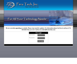 feratechnologies.com: Welcome to Fera Technologies.
Fera Tech, Inc. professional computer and cleaning services.