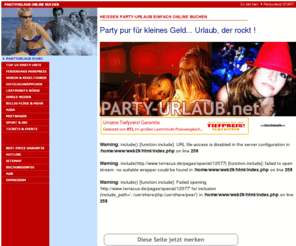 party-urlaub.net: Heissen Party-Urlaub einfach online buchen
Angebote zum Thema Party-Urlaub und Single-Reisen