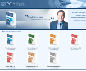 pga-construccion.es: Programas de gestion | Programacion a medida | Software de gestion
Programas de gestion | Programacion a medida | Software de gestion | Programa vehiculos, facturacion | Programa peritos | Aplicacion gestion siniestros | Programas reparadores | Programas siniestros