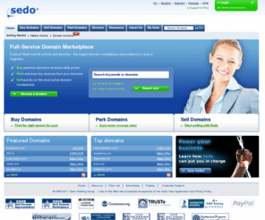 sedo.no: Sedo - The world's leading domain marketplace - Sedo.com
Buy and sell domains and websites with Sedo.com. Over 13 million domains and websites are for sale in our marketplace! Sedo's services include domain parking, appraisals, and brokerage.