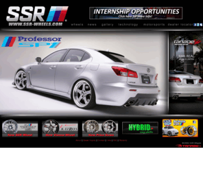 ssr-wheel.com: SSR Wheels
SSR Wheels. Exclusive manufacturer of Semi-Solid Forged wheels for automotive enthusiasts worldwide! Available in 2-piece and 3-piece construction!