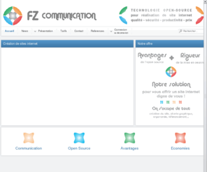 fzcommunication.fr: Accueil
FZ communication, création de site internet, conseil en communication, cms joomla