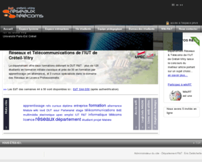liia-paris12.net: Département R&T
Département Réseaux et Télécommunications IUT Créteil-Vitry