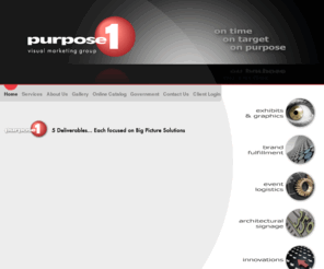 purpose1.com: Purpose 1 - Main Page
Integrated Marketing Solutions