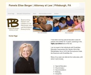 berger-edlaw.com: Pamela Berger-Home Page
Pamela E. Berger, Attorney at Law, is a specialized law firm focused on educational issues and school problems.